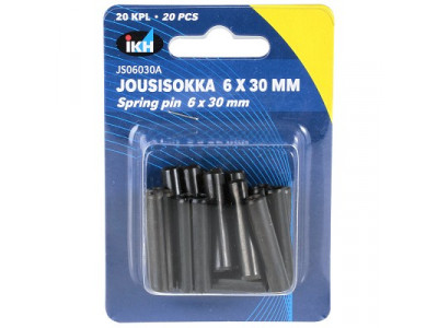 JOUSISOKKA 6X30MM 20KPL DIN1481