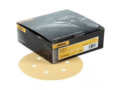 LIIMALAIKKA GOLD 150MM 6-R G120 100KPL