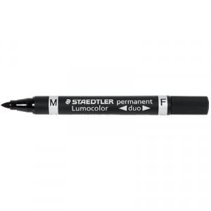 MERKKAUSKYNÄ MUSTA 5/1MM STAEDTLER LUMOCOLOR