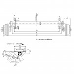 JARRUAKSELI 1800KG A1200/1685