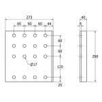 SIVULEVYPARI DS K290XL25 B190 (2KPL)